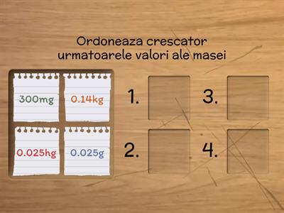 Unitati de masura pentru masa