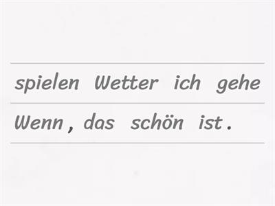 Wenn Sätze A2