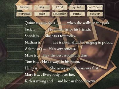 Get Involved B1 [1.1] Describing people