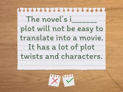 Insight Advanced Unit 7 Vocabulary revision 