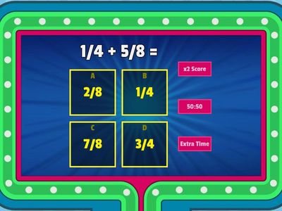 Add and Subtract Fractions