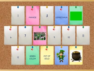 SAINT PATRICK´S DAY MEMORY GAME