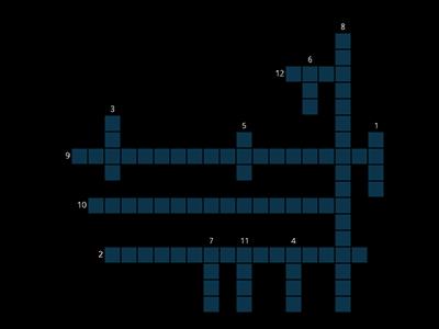 General Eligibility Crossword