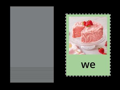 I want ... She wants ...