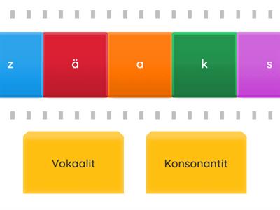 8B.  Vokaali vai konsonantti?
