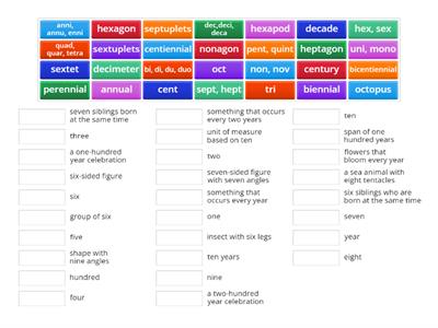 Number Morphemes