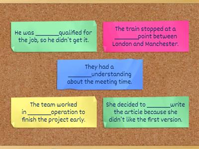 Vocabulary: Prefixes (Intermediate plus 2.2 )