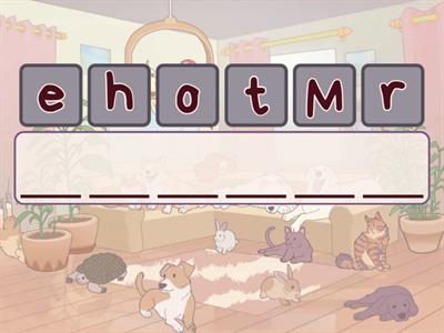 Англ. язык. 5 класс. Анаграмма