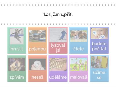 Slovesa - osoba, číslo, čas 