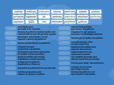 vocabulario politica