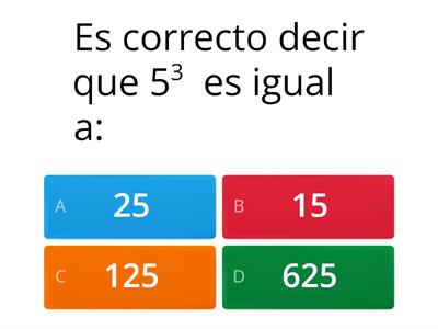 propiedades de  POTENCIACIÓN 7°