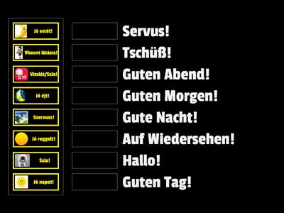 Begrüßung- Üdvözlés