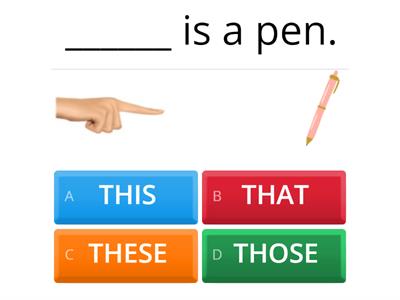  THIS / THAT / THESE / THOSE 