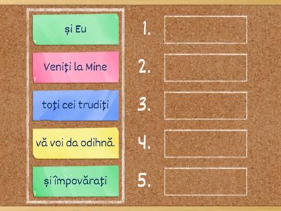 4. Clasele P,1,2,3  Matei 11:28