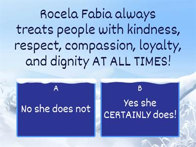 Rocela Fabia is always a kind and respectful mother of Jude Abella Fabia AT ALL TIMES