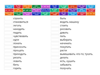 Gateway A2 Irregular verbs Part 1