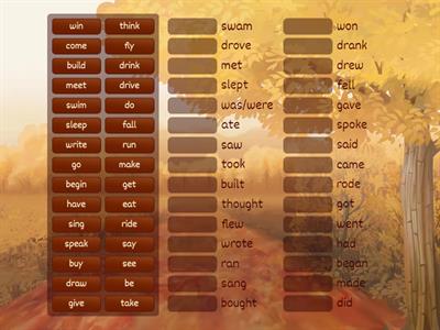  Неправильные глаголы  