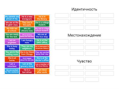ESL Simple Present BE