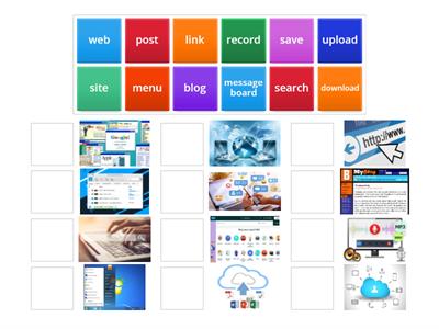 Internet nouns and verbs. Prepare 7. Unit 10