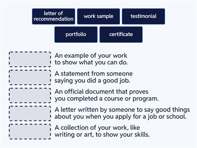 9 - Career Search - Preparing Documents: The Portfolio