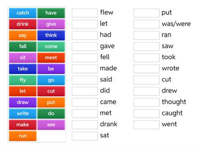 Unit 4 Биболетова неправильные глаголы
