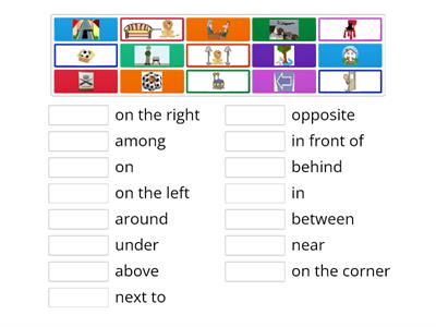  Prepositions of place 