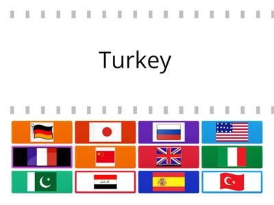 COUNTRIES AND THEIR FLAGS