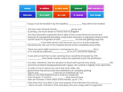 Cohesion m Linking devices