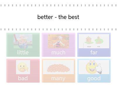 Adjectives exceptions