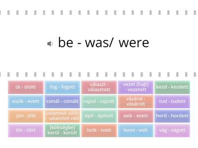 Irregular verbs (present - past simple)