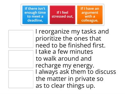 Discussing possibilities (0 conditional)