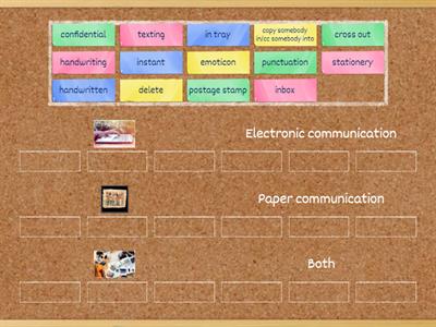 Divide the words into groups