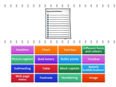 Organisational features