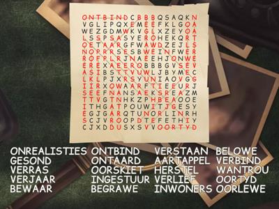 DANIE CRONJE     VOORVOEGSELS