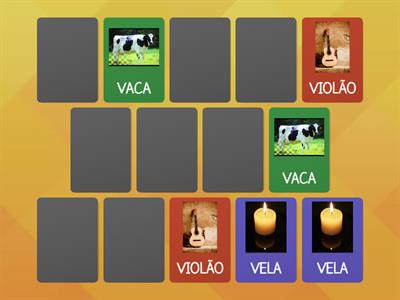 Jogo da memória VA VE VI VO VU VÃO 
