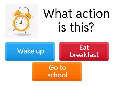 Daily Routine – Quiz