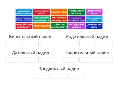 Склонение числительных