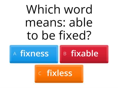 Fundations Unit 5 Quiz