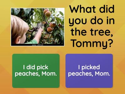 Simple Past Tense: positive and negative