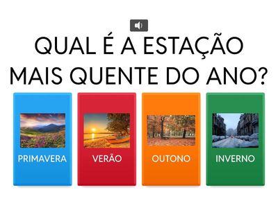 AS ESTAÇÕES DO ANO