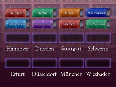 Deutsche Bundesländer und Hauptstädte