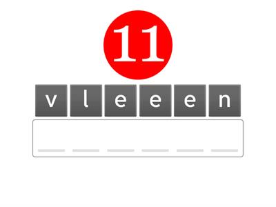 Numbers (11-20) - Spelling