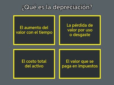 Depreciación