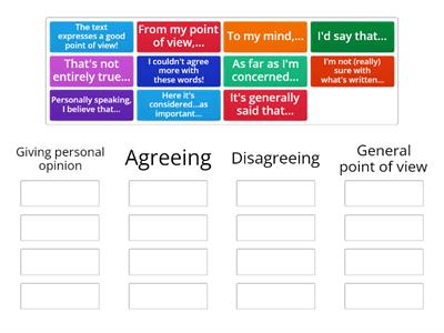 Functional Language: Expressing Opinion (B1+)