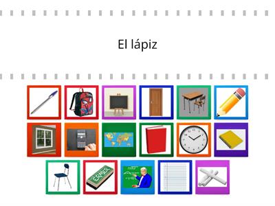 Avancemos 1/U1/L2: Classroom Objects