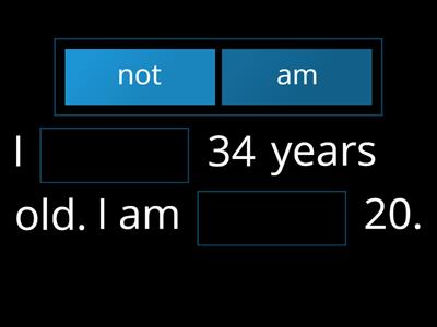 am is are positive + negative