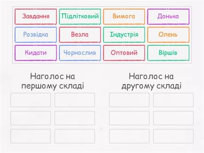 НАГОЛОС. 5 КЛАС.