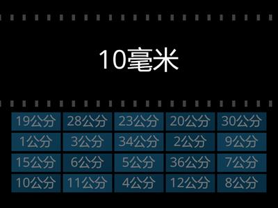 第三單元-毫米 (毫米➡️公分)