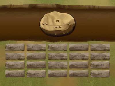 Completar oraciones con el verbo correspondiente