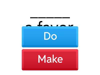 DO vs MAKE